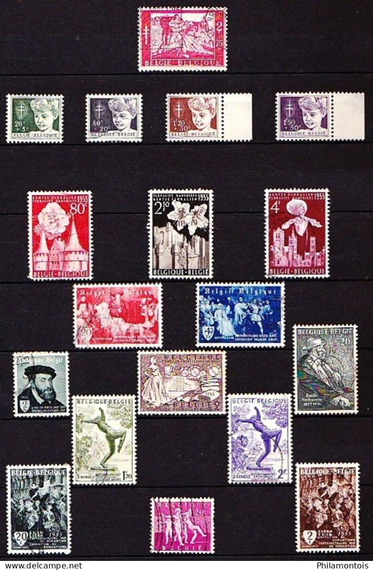 BELGIQUE - Collection 1931 / 1968 - Neufs et Oblitérés - Tous états - Bon état général.