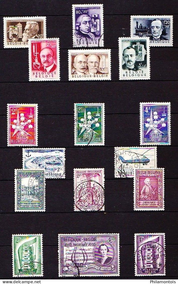 BELGIQUE - Collection 1931 / 1968 - Neufs et Oblitérés - Tous états - Bon état général.