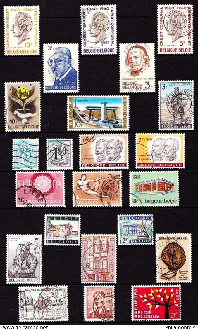 BELGIQUE - Collection 1931 / 1968 - Neufs et Oblitérés - Tous états - Bon état général.