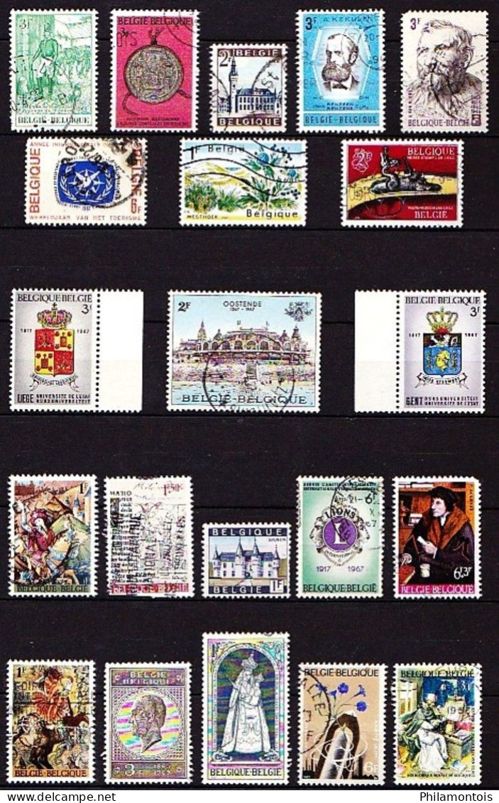 BELGIQUE - Collection 1931 / 1968 - Neufs et Oblitérés - Tous états - Bon état général.