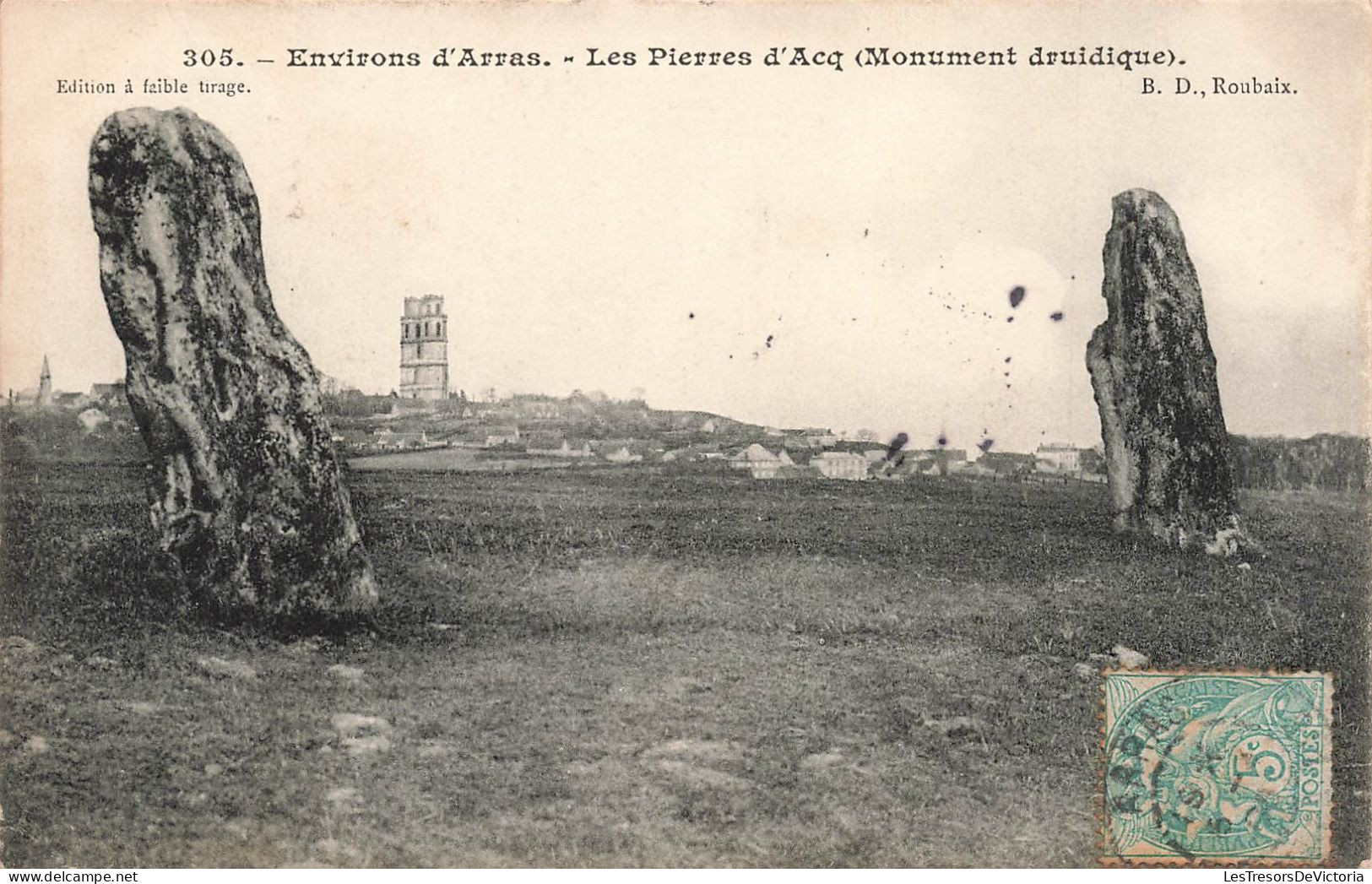 FRANCE - Environs D'Arras - Les Pierres D'Acq - Monument Druidique - Carte Postale Ancienne - Arras