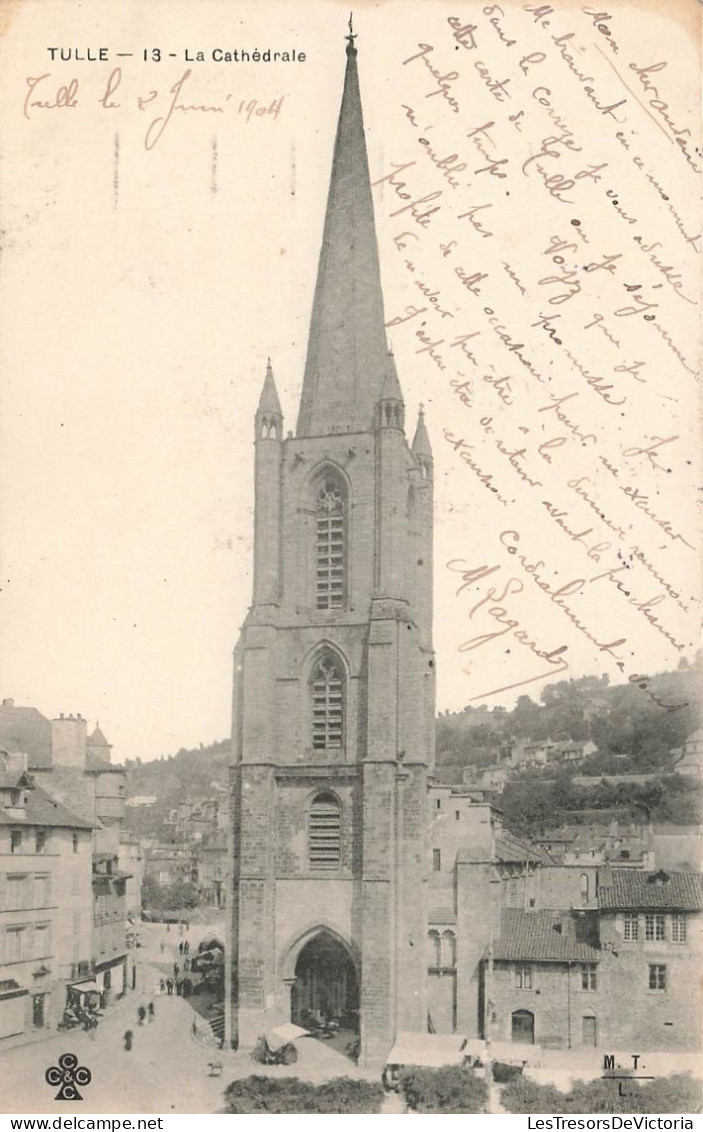 FRANCE - Tulle - La Cathédrale - Carte Postale Ancienne - Tulle