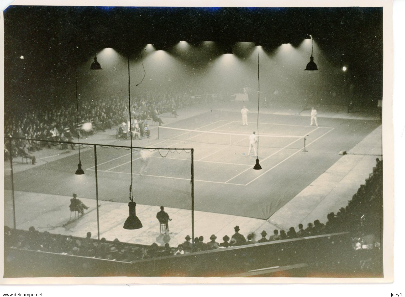Photo Meurisse Années 1930,Championnat De Tennis Au Palais Des Sports, Format 13/18 - Sporten