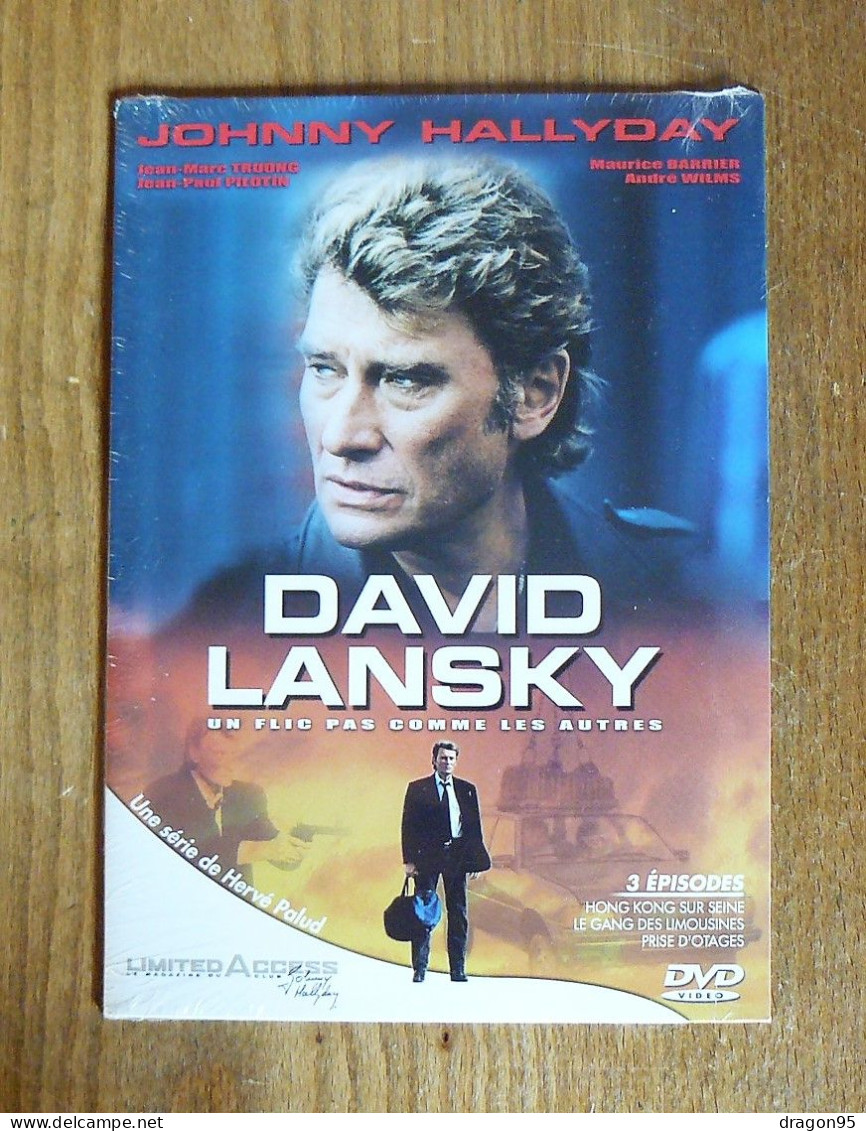 DVD Johnny HALLYDAY : David LANSKY Avec 3 épisodes - Hervé PALUD - OVP - Crime