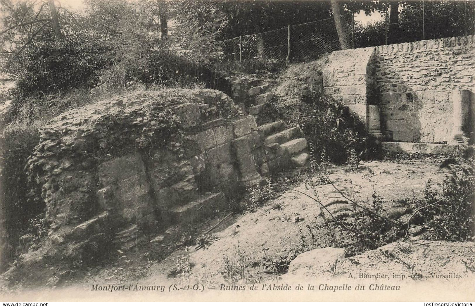 FRANCE - Montfort L'Amaury - Ruines De L'abside De La Chapelle Du Château - Carte Postale Ancienne - Montfort L'Amaury