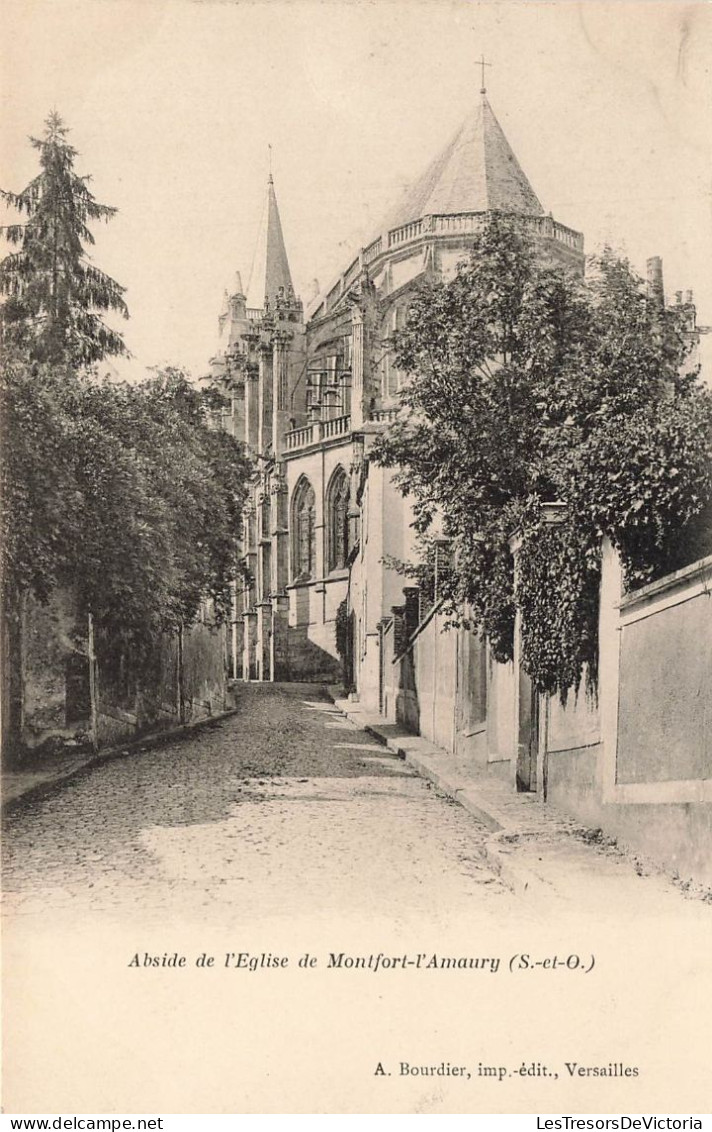 FRANCE - Montfort L'Amaury - L'abside De L'église - Carte Postale Ancienne - Montfort L'Amaury