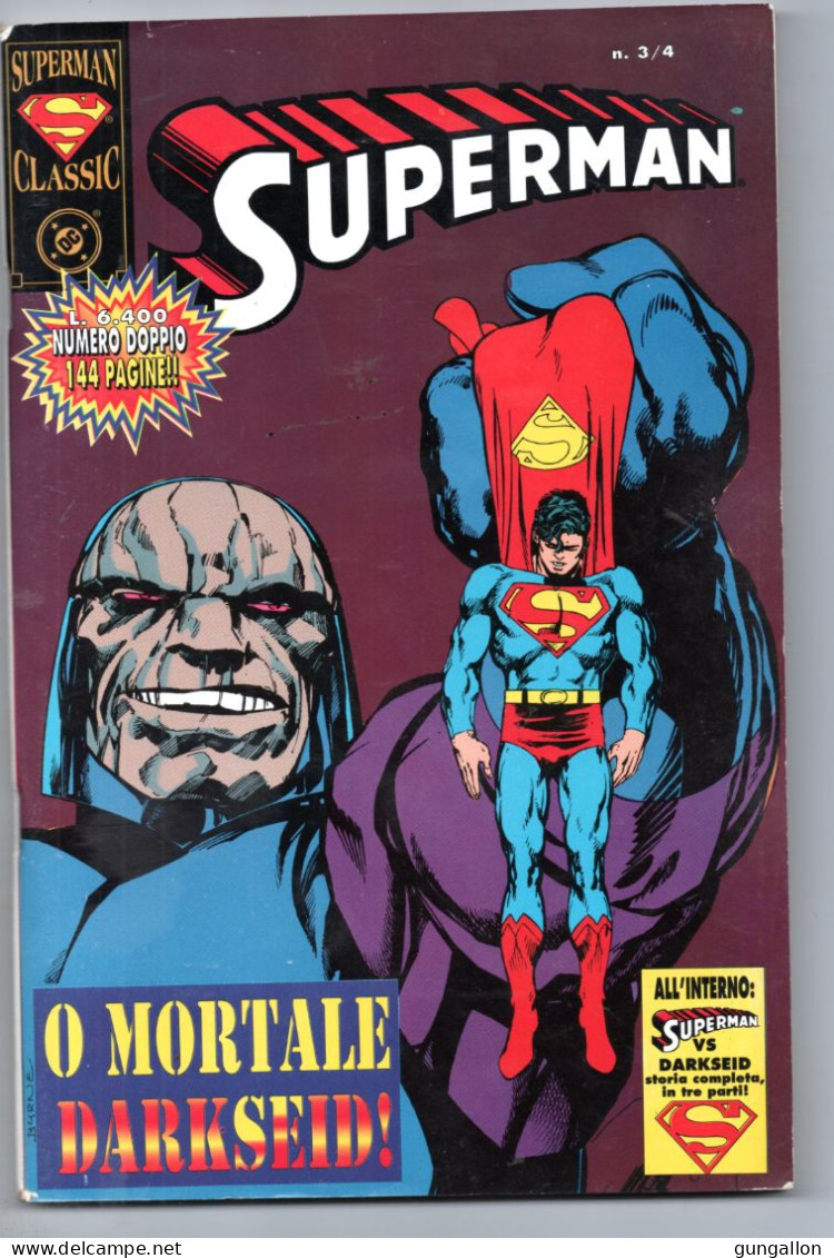 Superman Classic (Play Press 1994) N. 3/4  Numero Doppio - Superhelden