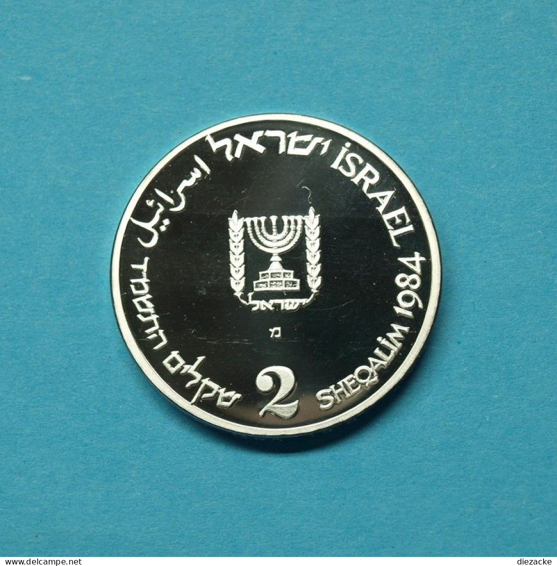 Israel 1984 2 Sheqalim 36 Jahre Staat Israel PP (BK216 - Israel