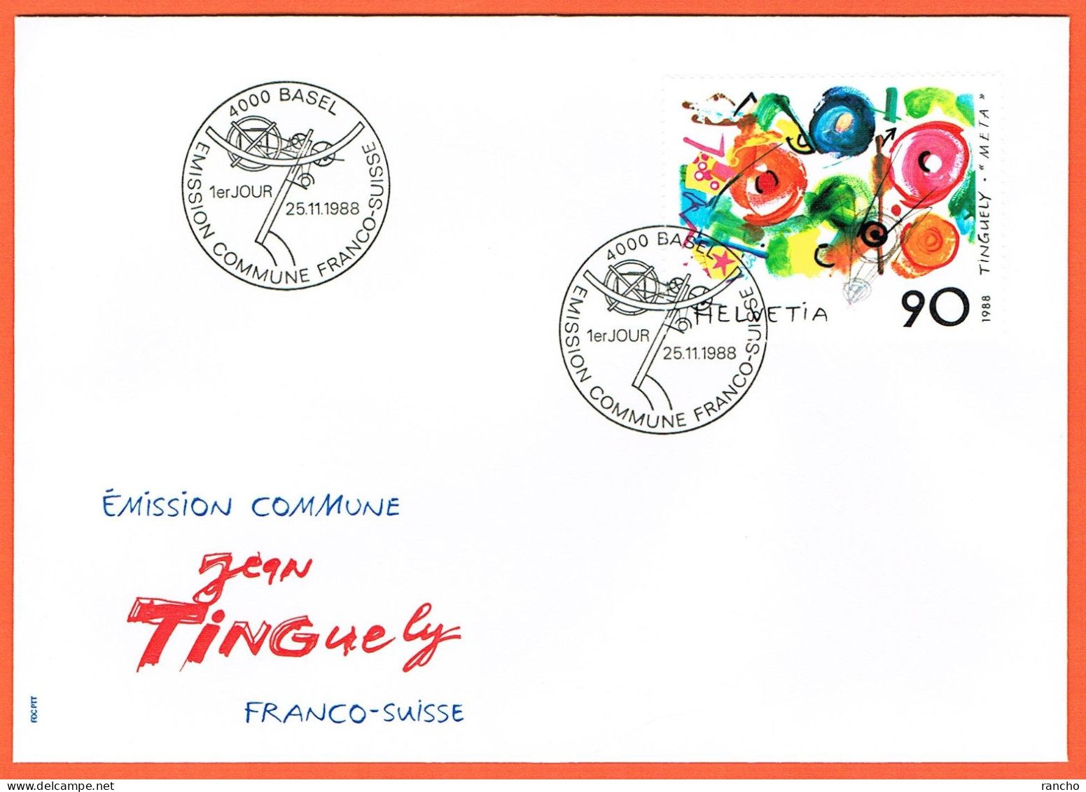 2xFDC DE COLLECTION SERIE +TIMBRES SUISSE+FRANCE . C/.S.B.K. Nr:769. Y&TELLIER Nr:1308. MICHEL Nr:1380. - FDC