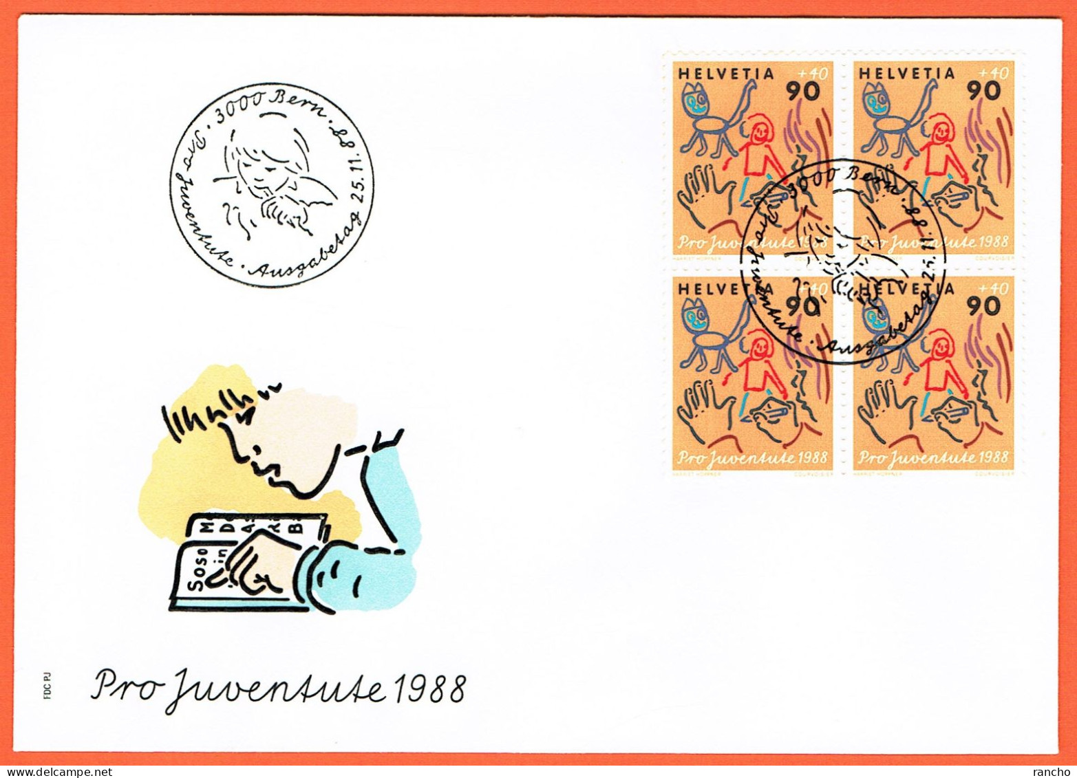 9xFDC PRO/J. COLLECTION SERIE+TIMBRES ISOLES+BLOCS DE 4. C/.S.B.K. Nr:J307/10. Y&TELLIER Nr:1309/12. MICHEL Nr:1381/84.