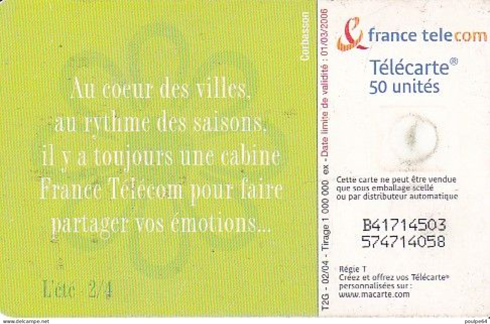 F1312B  02/2004 - LA VILLE 2 - 50 GEM2 - 2004