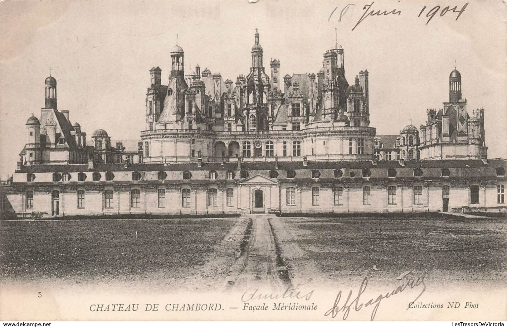 FRANCE - Chambord - Château De Chambord - Façade Méridionale - Carte Postale Ancienne - Chambord