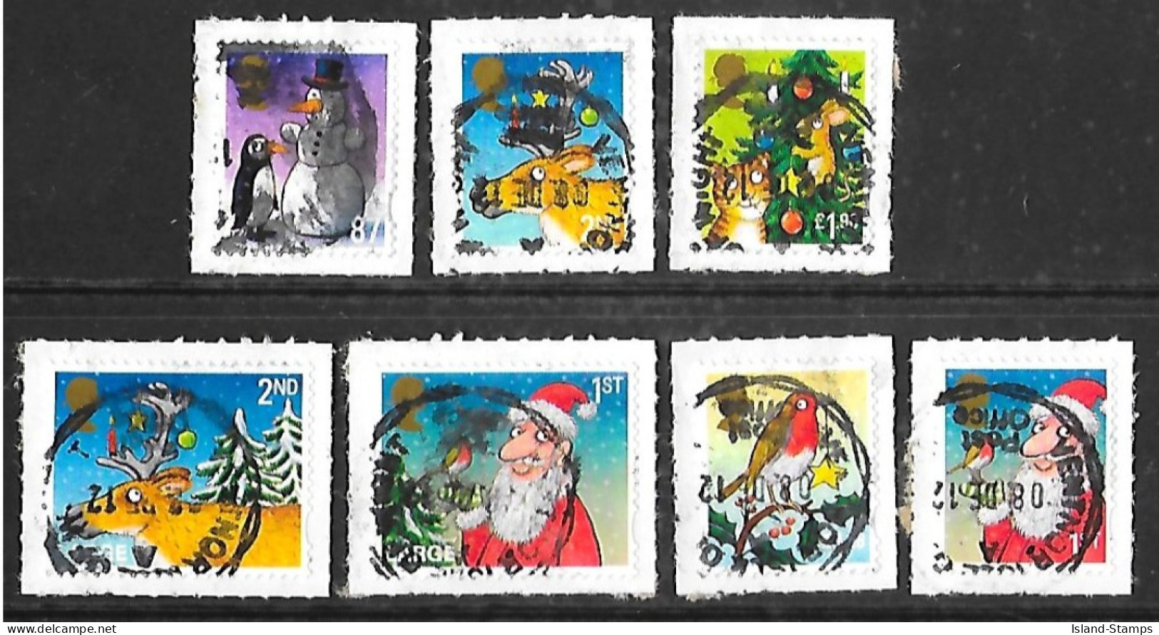 2012 Christmas Used Set HRD2-C - Oblitérés