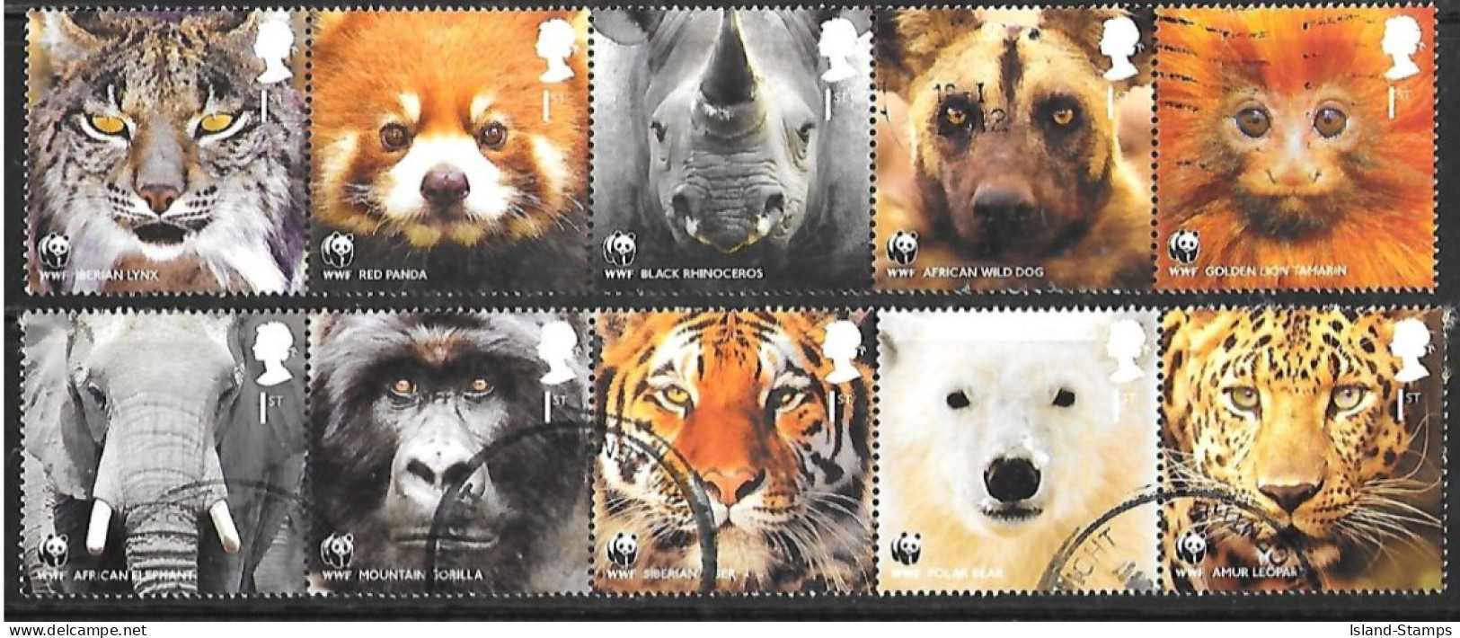 2011 World Wildlife Fund Used Set HRD2-C - Oblitérés