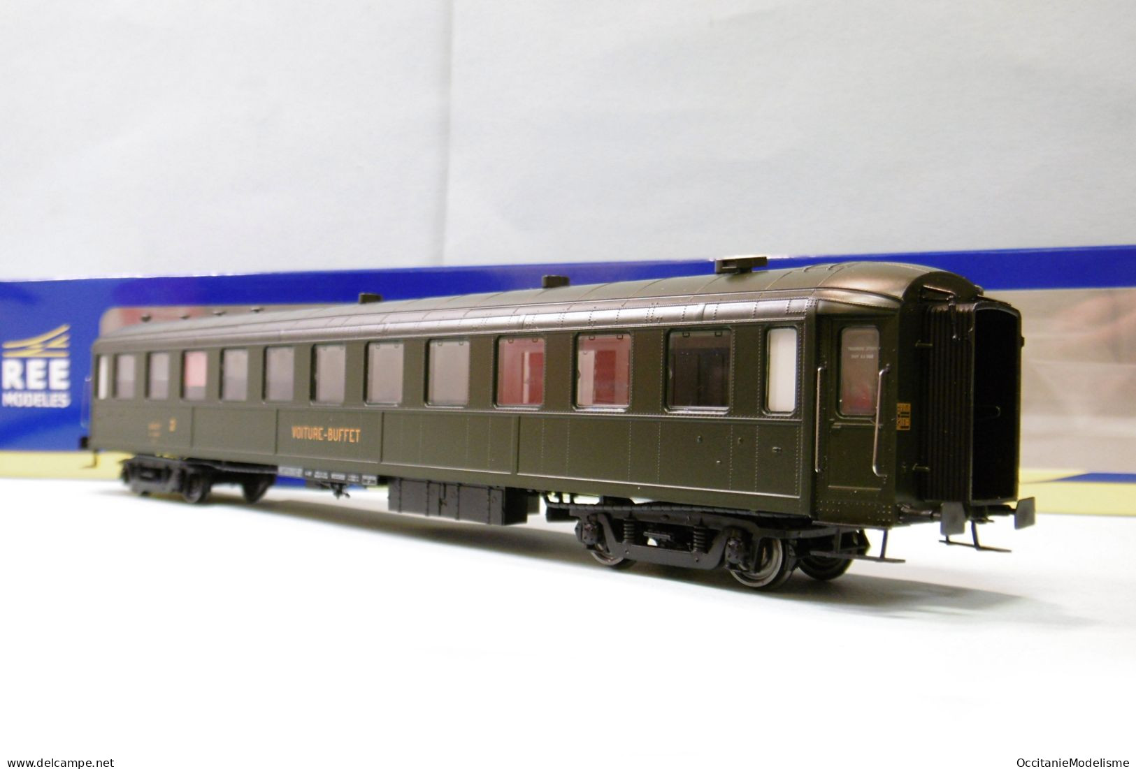 REE - Voiture BACALAN BUFFET SNCF ép. IIIB Réf. VB-373 Neuf NBO HO 1/87 - Passenger Trains