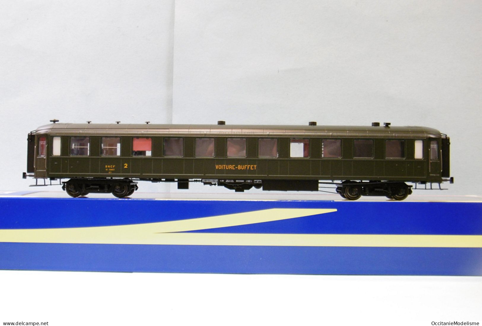 REE - Voiture BACALAN BUFFET SNCF ép. IIIB Réf. VB-373 Neuf NBO HO 1/87 - Wagons Voor Passagiers