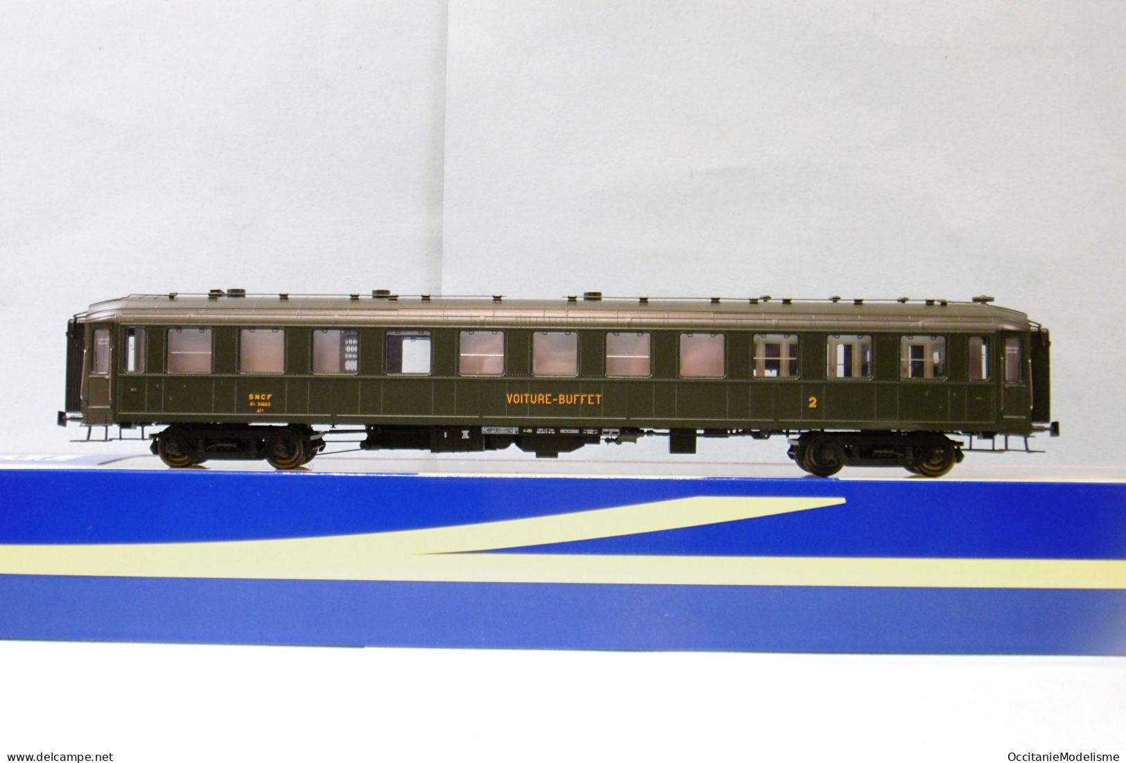 REE - Voiture BACALAN BUFFET SNCF ép. IIIB Réf. VB-373 Neuf NBO HO 1/87 - Voitures Voyageurs