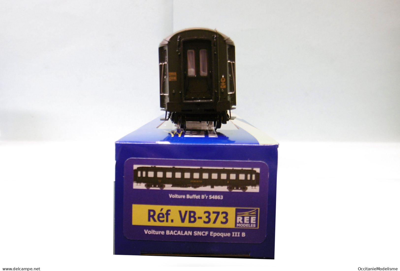 REE - Voiture BACALAN BUFFET SNCF ép. IIIB réf. VB-373 Neuf NBO HO 1/87