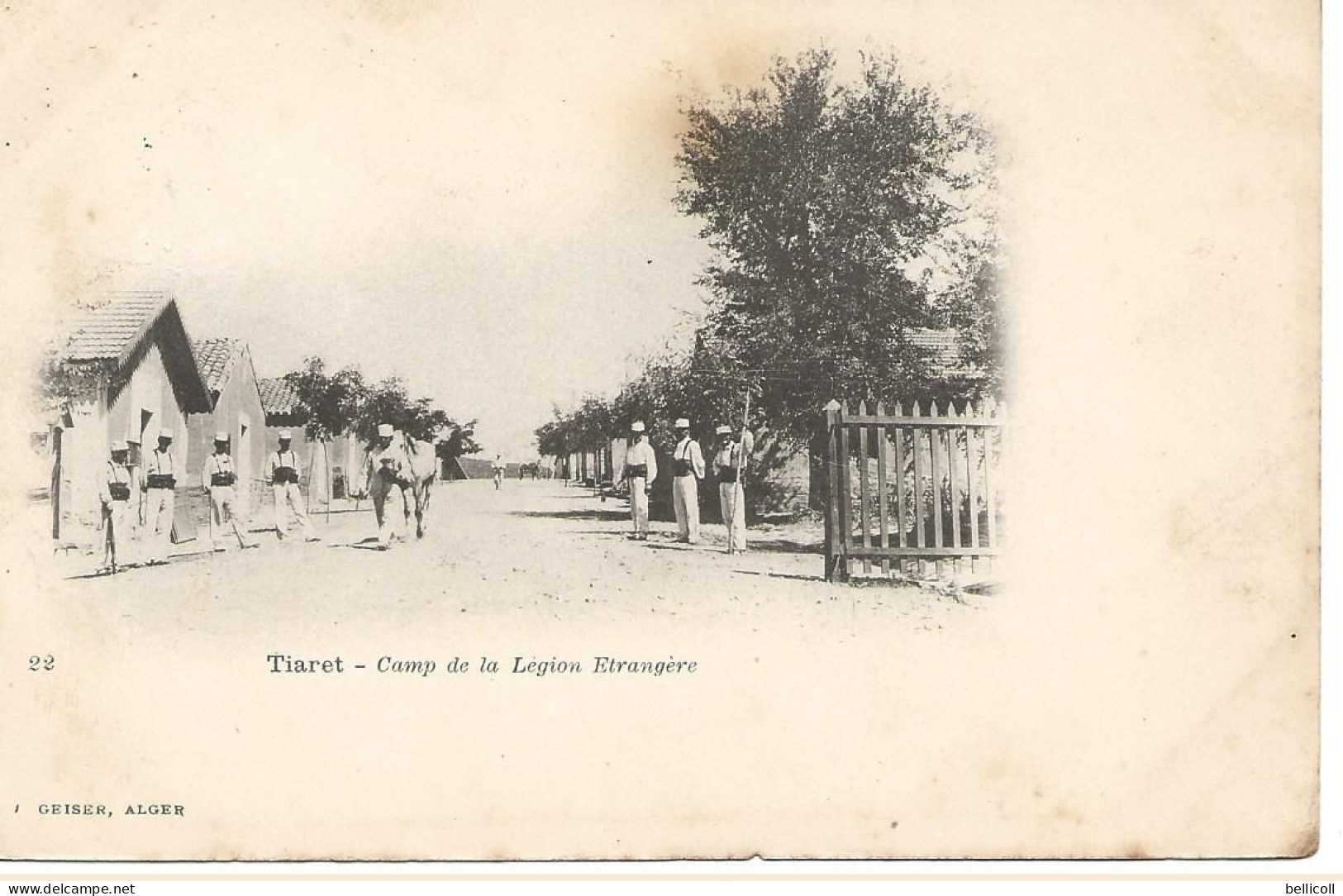 TIARET  -  Camp De La Légion Etrangère - Tiaret