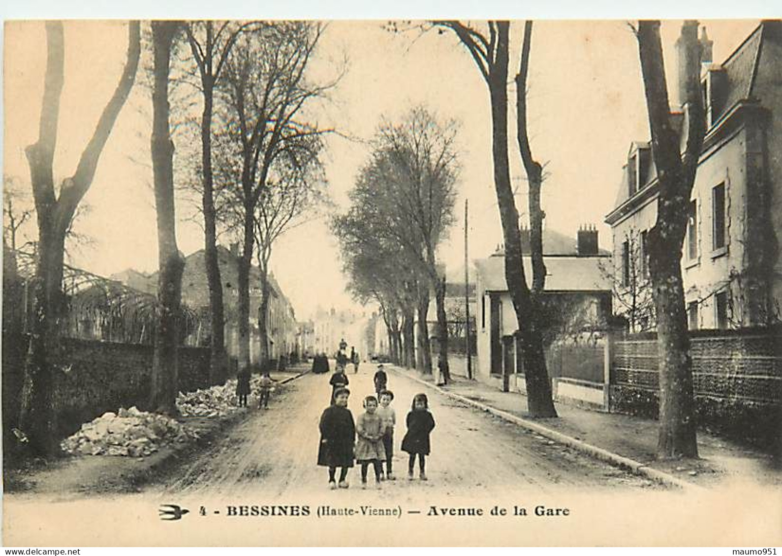 87 BESSINES - AVENUE DE LA GARE - Bessines Sur Gartempe