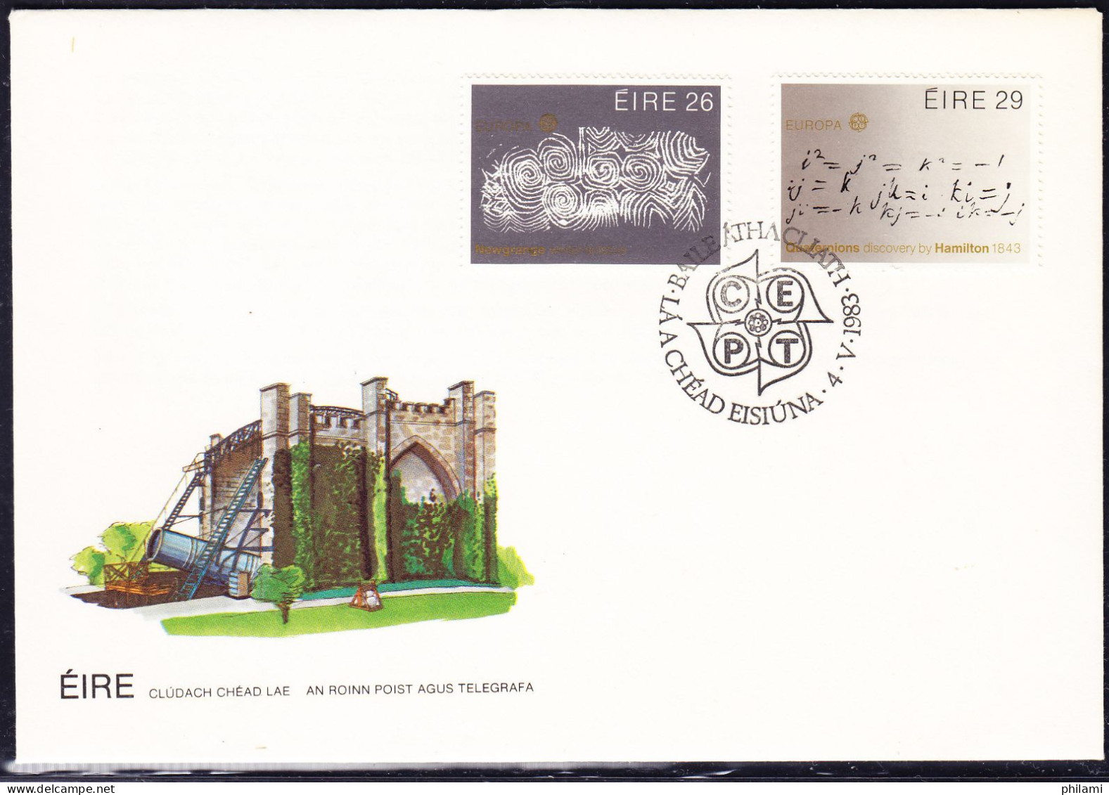 IRLANDE , YT 504/5, 1983 FDC, CEPT, EUROPA   (FDC65) - FDC
