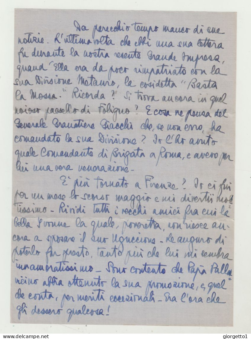 BUSTA CON LETTERA - ASMARA - ERITREA DEL 1937 - PER PRINCIPE GONZAGA FERRANTE VERSO ITALIA WW2 - Marcophilie (Avions)