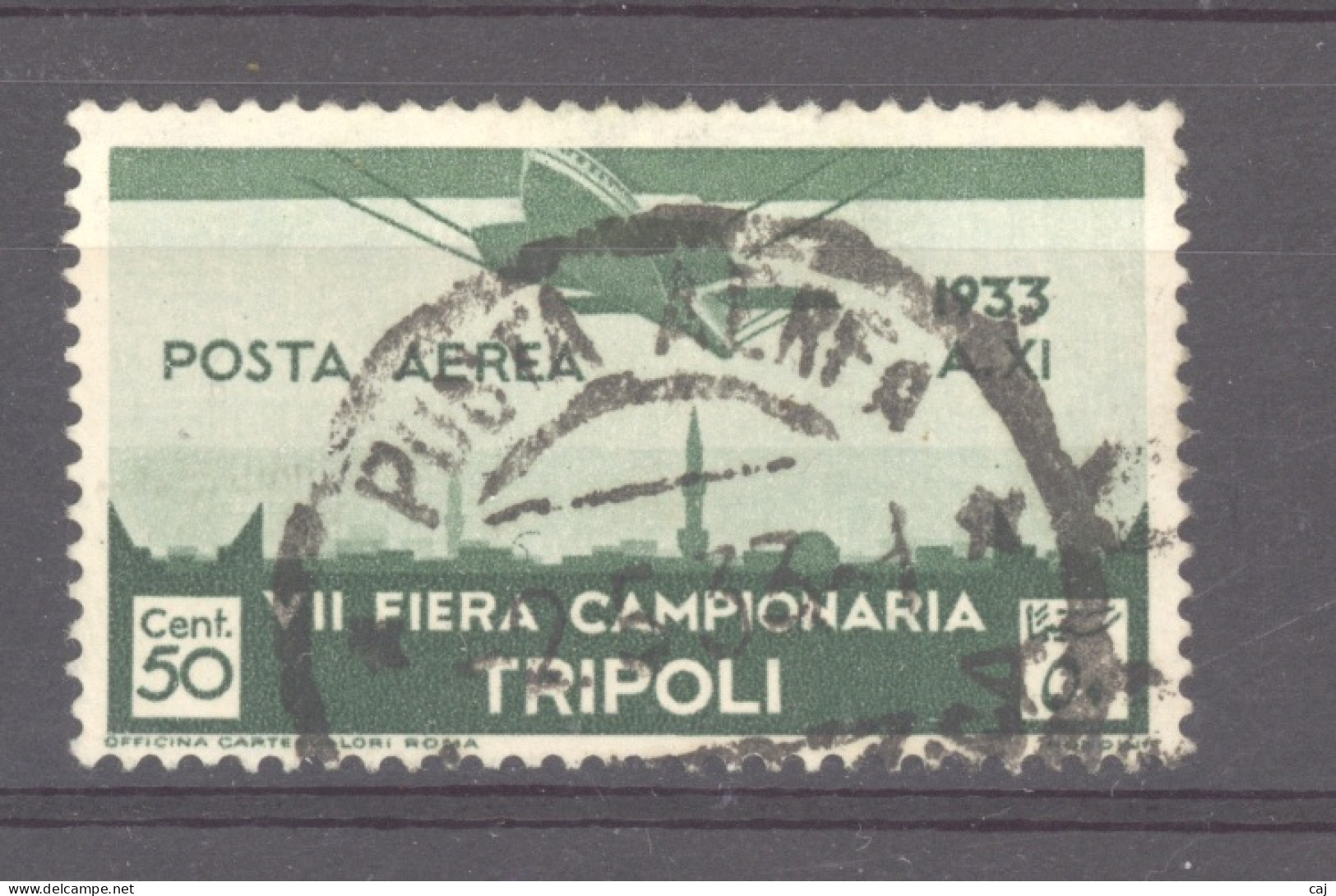 Italie  -  Tripolitaine  -  Avion  :  Yv 25  (o) - Tripolitania