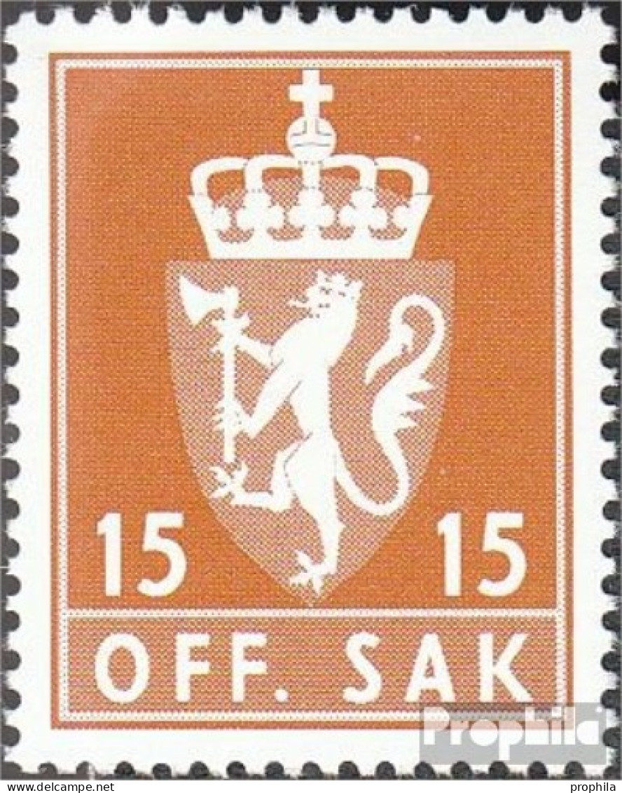 Norwegen D111 (kompl.Ausg.) Postfrisch 1981 Staatswappen - Nuevos