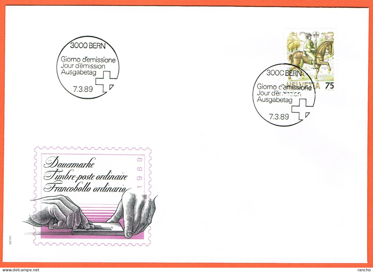 2xFDC . DE COLLECTION SERIE + BLOC DE 4 . OBLITERE 1er/J.7.3.1989. C/.S.B.K. Nr:740. Y&TELLIER Nr:1313. MICHEL Nr:1390. - FDC