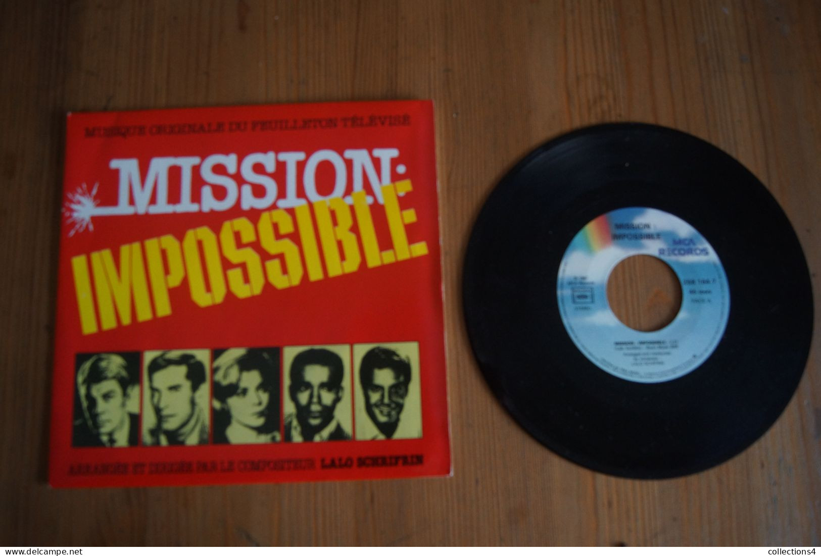 MISSION IMPOSSIBLE LALO SCHRIFRIN SP DU FEUILLETON TV 1987 - Filmmuziek