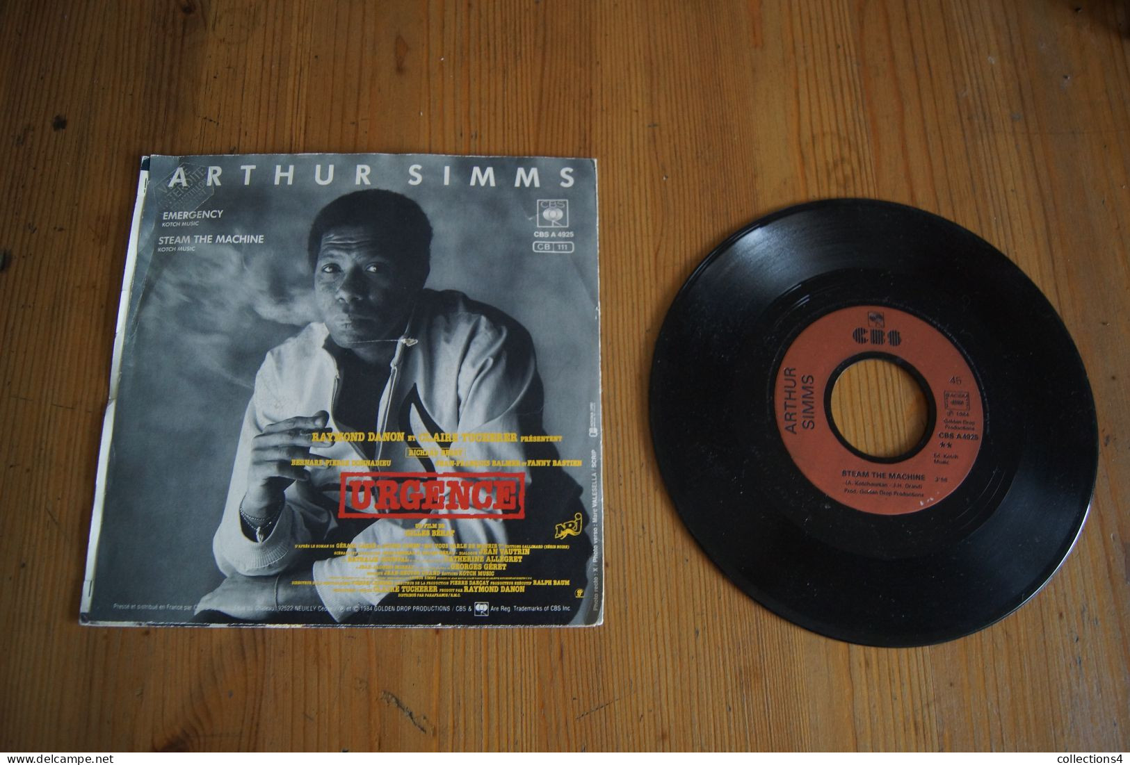 URGENCE ARTHUR SIMMS SP PROMO DU FILM 1984 RICHARD BERRY - Filmmuziek