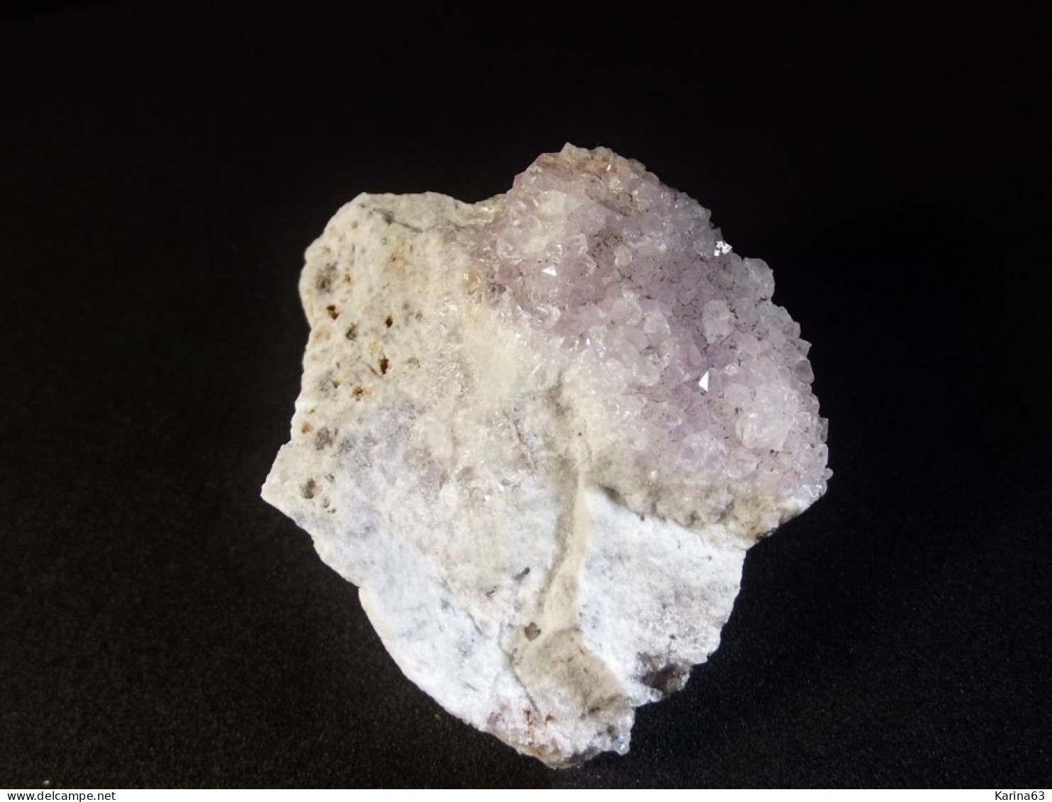 Quarz Var. Amethyst ( 4 X 2.5 X 3 Cm ) Le Faymont - Val D'Ajol - Vosges - France - Minerals