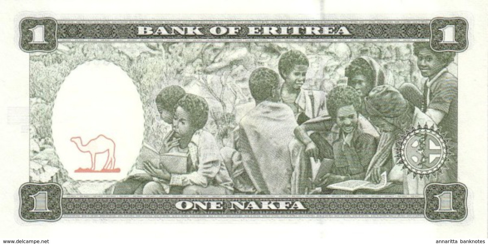 Eritrea 1 Nakfa 1997, UNC (P-1a, B-101a) - Eritrea