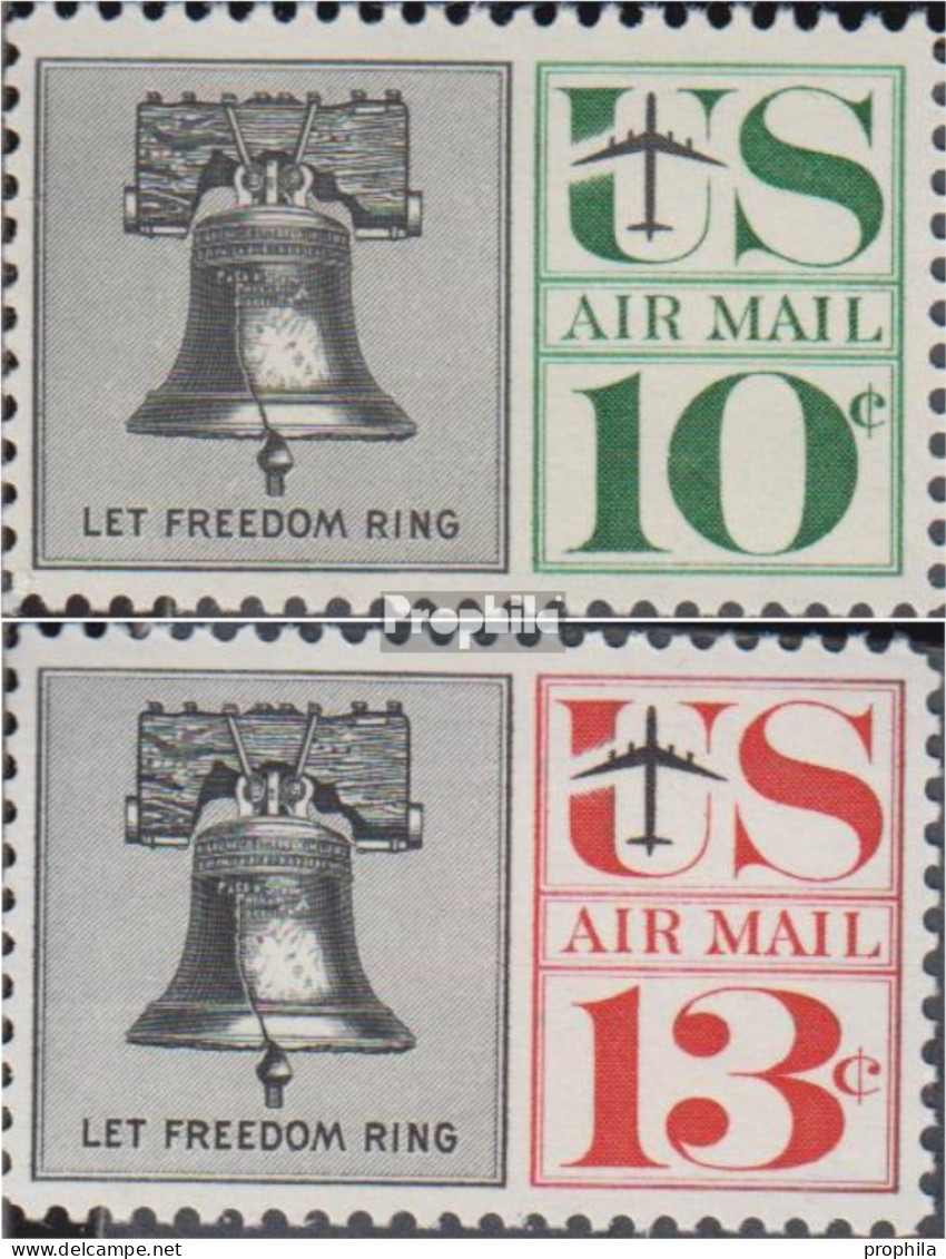 USA 781x-782x (kompl.Ausg.) Postfrisch 1960 Freiheitsglocke - Neufs