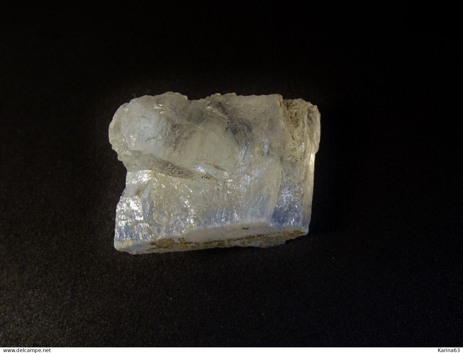 Halite ( 3 X 2 X 1 Cm ) Wittelsheim - Salt Deposit - Mulhouse - Haut-Rhin - France - Minéraux
