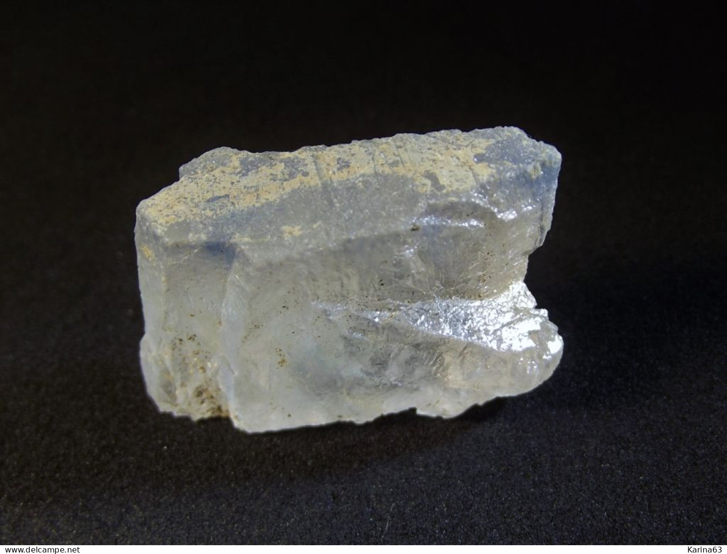 Halite ( 3 X 2 X 1 Cm ) Wittelsheim - Salt Deposit - Mulhouse - Haut-Rhin - France - Minerals