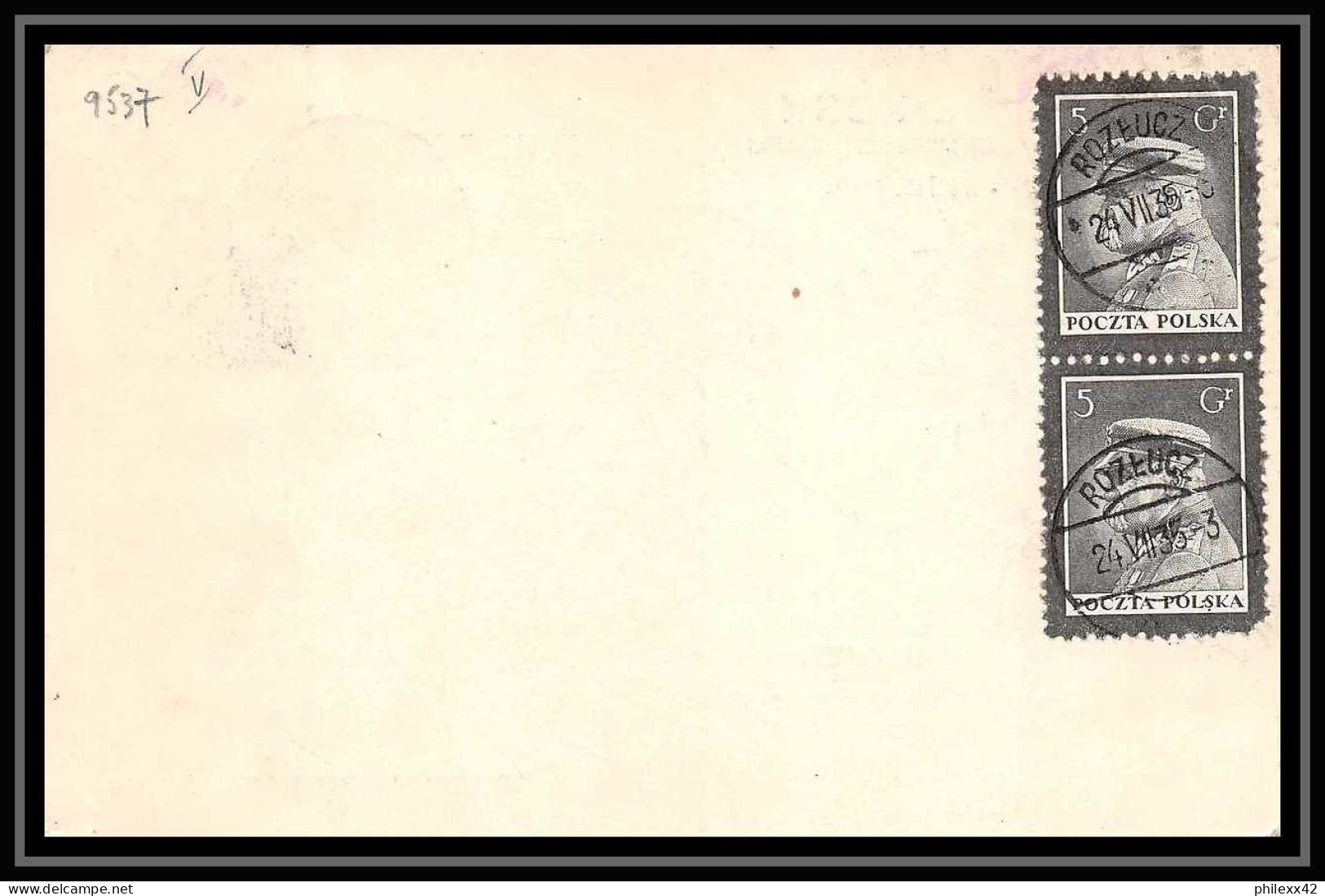 41700 Ballon RAID BELGICA 1935 DEMUYTER POLOGNE Belgique (Belgium) Aviation PA Poste Aérienne Airmail Lettre Cover - Storia Postale