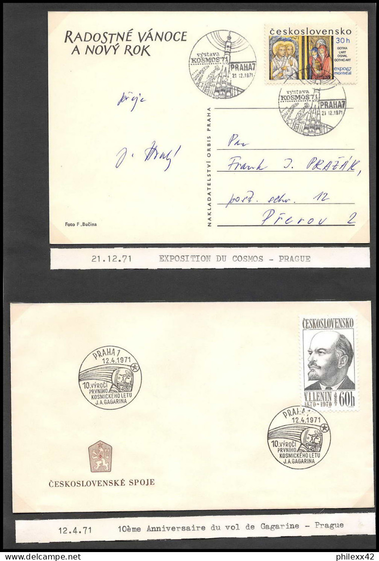 41727 collection depuis 1935 dont rares Tchécoslovaquie (Czechoslovakia) AviationPoste aérienne airmail 14 Lettres cover