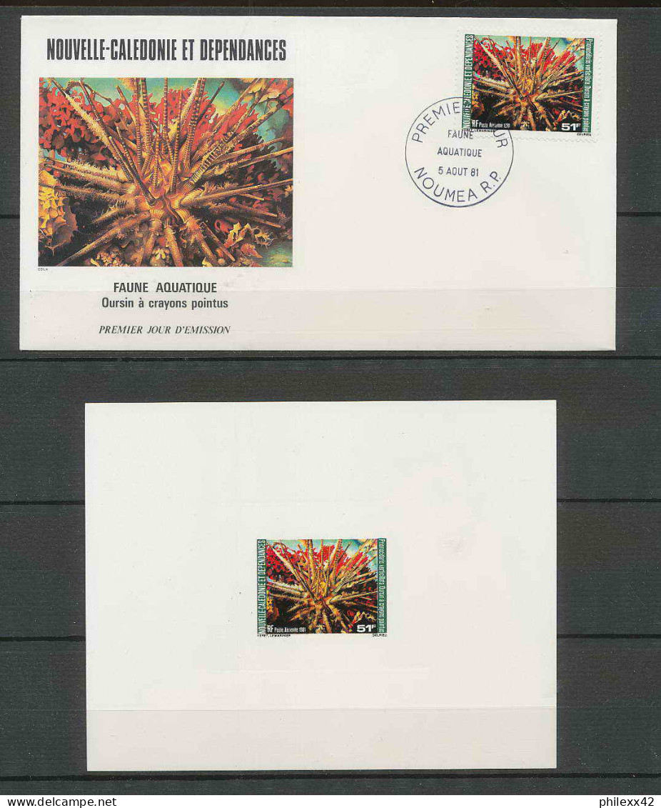 Nouvelle Calédonie épreuve De Luxe / Deluxe Proof + FDC Premier Jour Poste Aérienne N° 218 Vieux Nouméa - Imperforates, Proofs & Errors