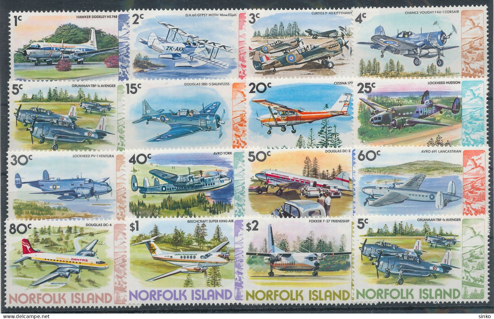 1980. Norfolk Island - Transport - Autres (Air)