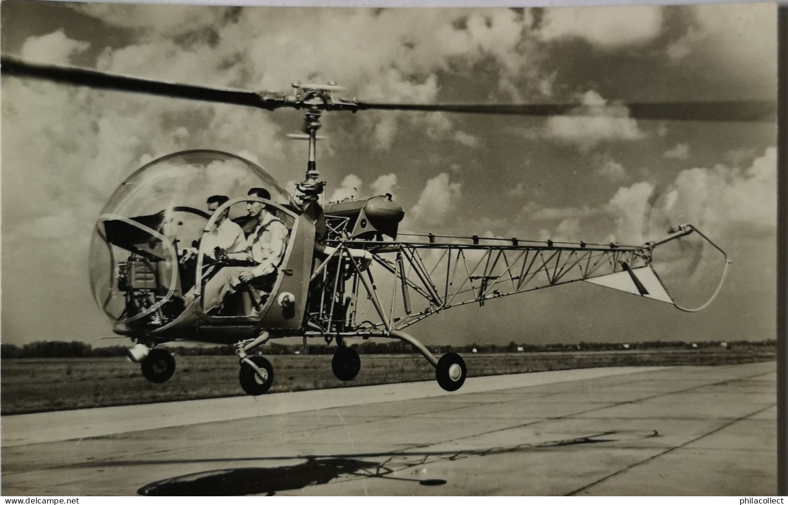 Bell 47D Helicopter - Bell Aircraft Corp. U. S. A. Card For NL Market 1954 - Hubschrauber