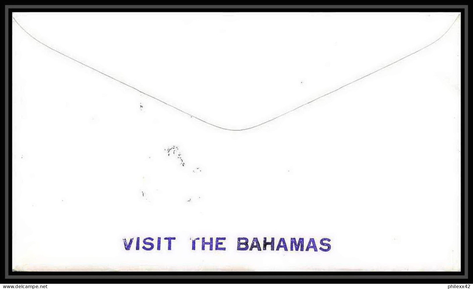 6177/ Espace (space) Lettre (cover) 20/7/1971 Signé (signed Autograph) Grand Bahama Apollo 15 Bahamas - Sud America