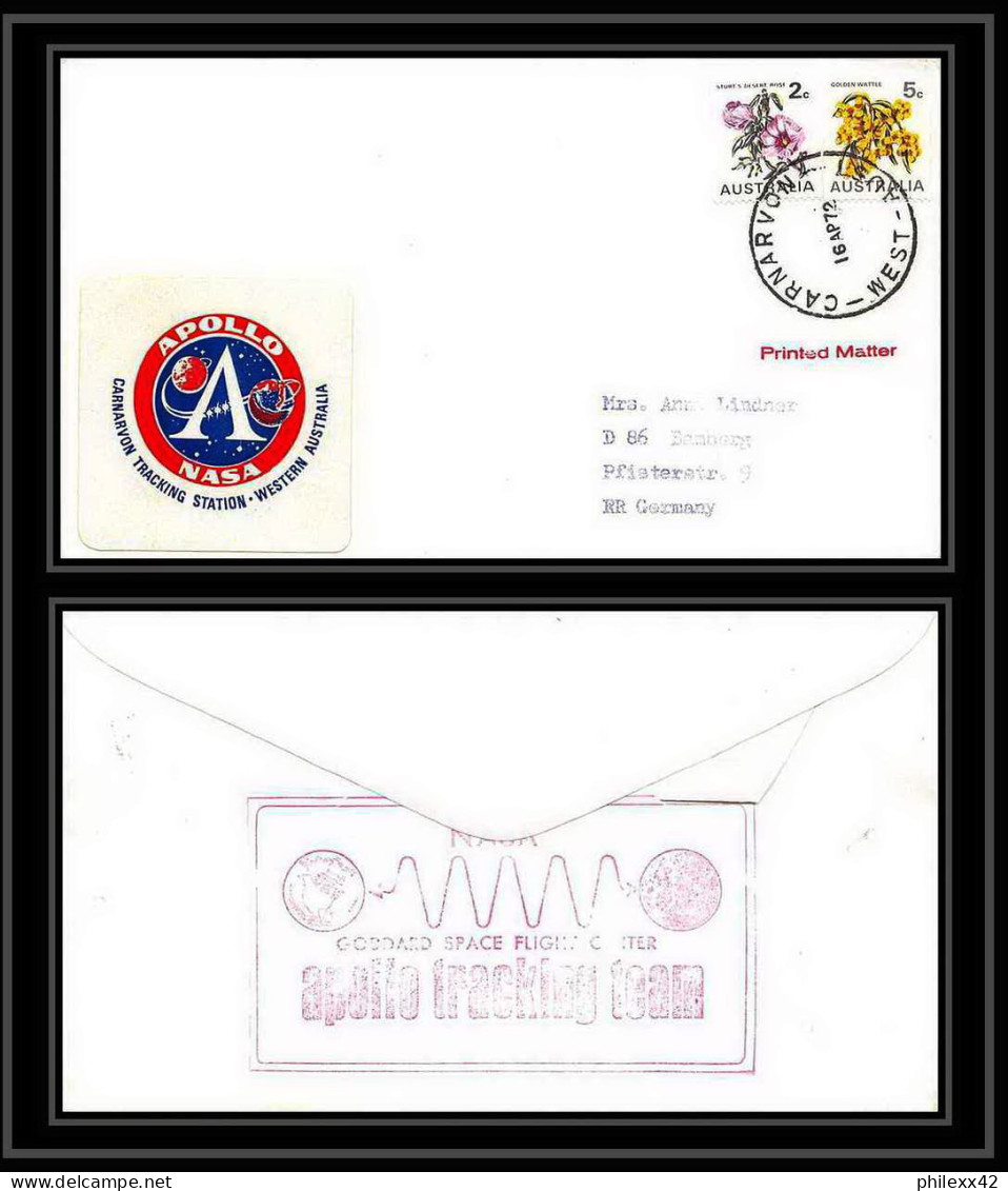 6449/ Espace (space Raumfahrt) Lettre (cover Briefe) 16/4/1972 Start Apollo 16 Australie (australia)  - Océanie