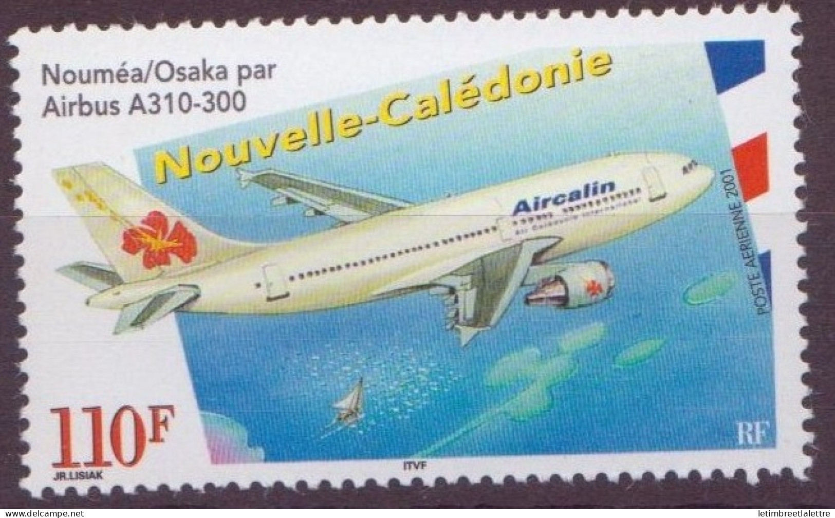 Nouvelle Calédonie - Poste Aérienne - YT N° 349 ** - Neuf Sans Charnière - 2001 - Nuevos