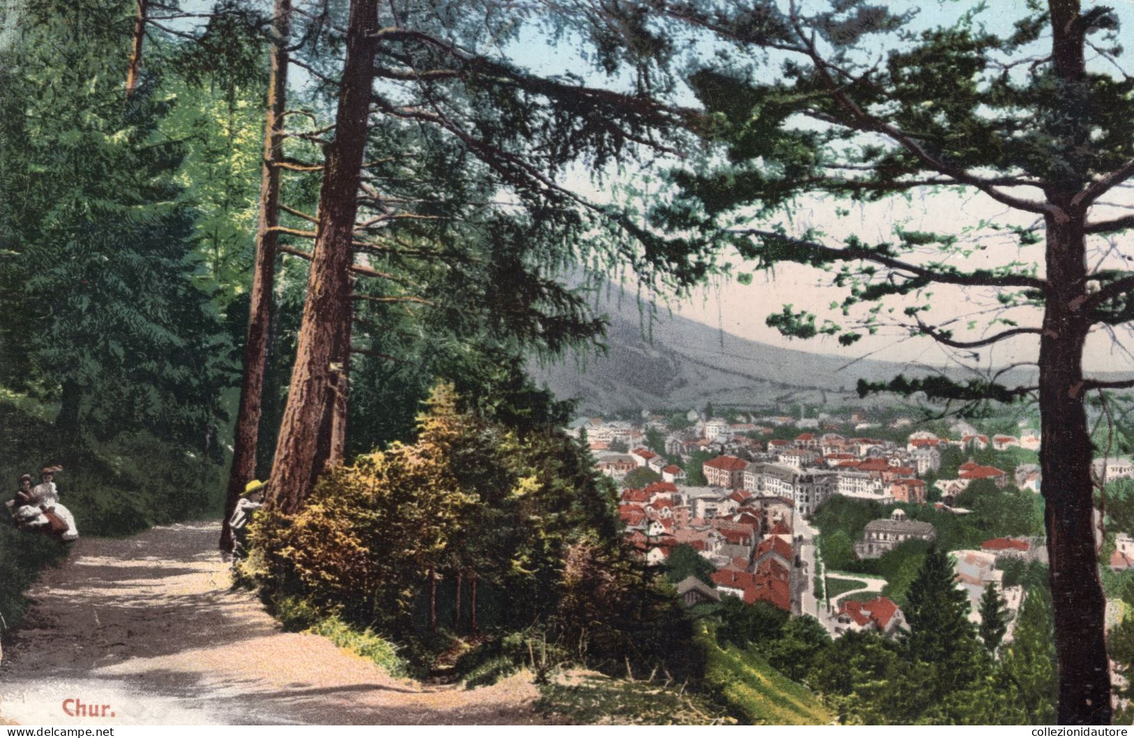 CHUR - CARTOLINA FP SPEDITA NEL 1907 - Coire