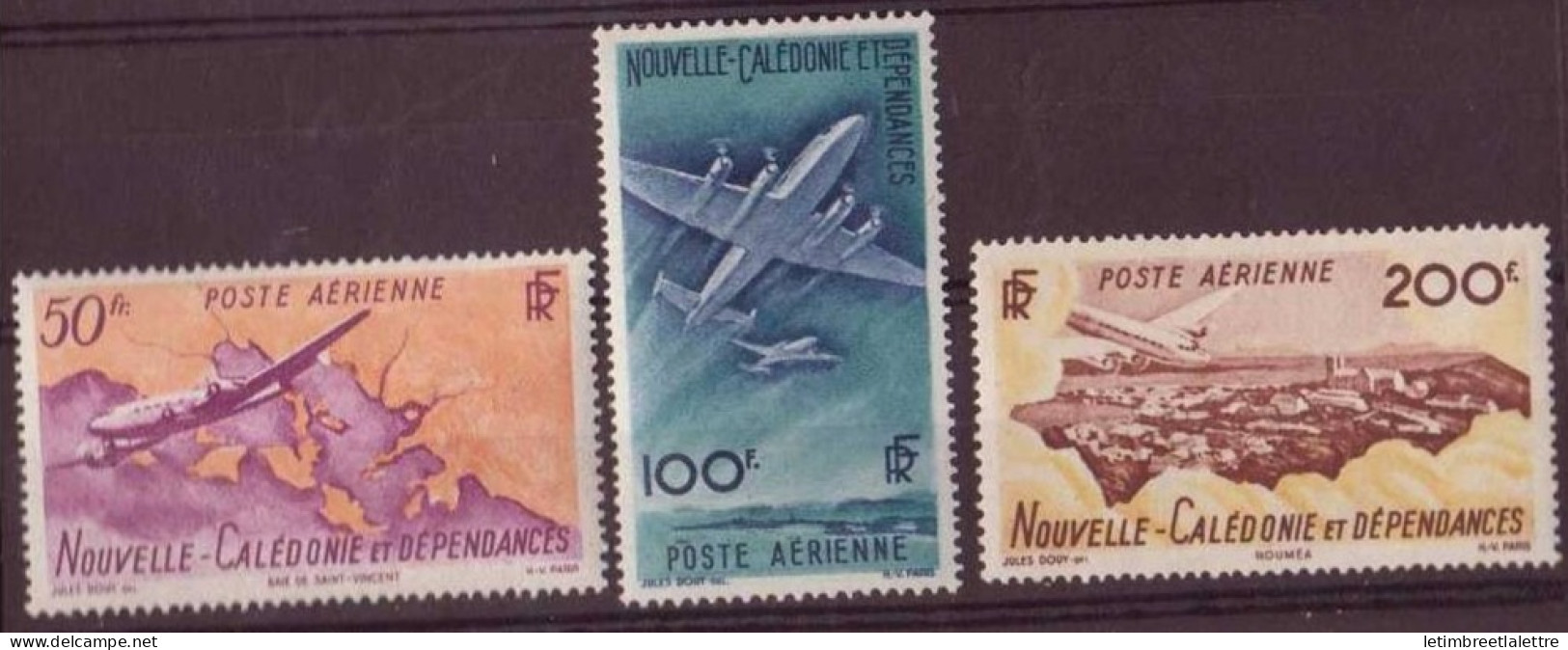 Nouvelle Calédonie - Poste Aérienne - YT N° 61 Et 63 ** - Neuf Sans Charnière - Neufs