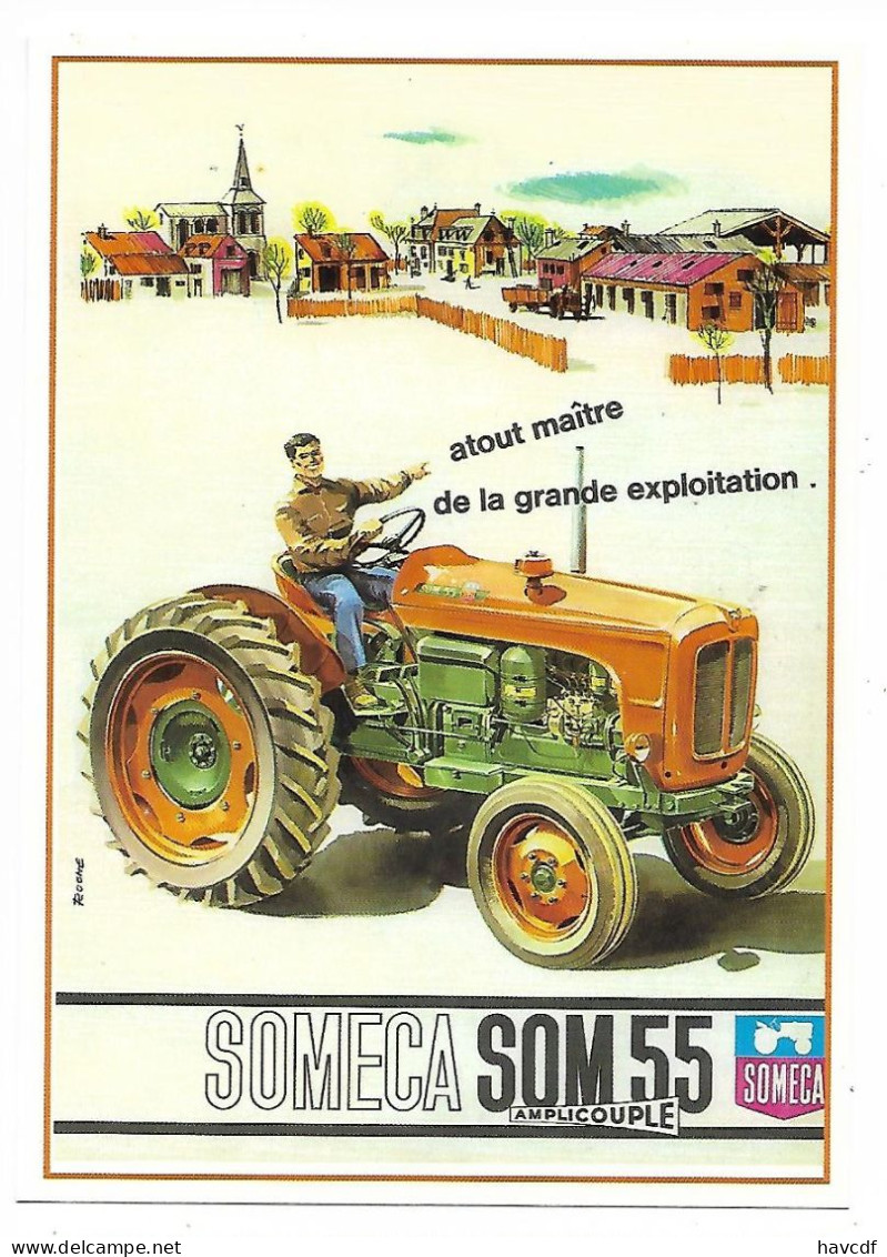 CPM - CENTENAIRE Editions - MATERIEL AGRICOLE - 102 - SOMECA - SOM 55 - Traktoren