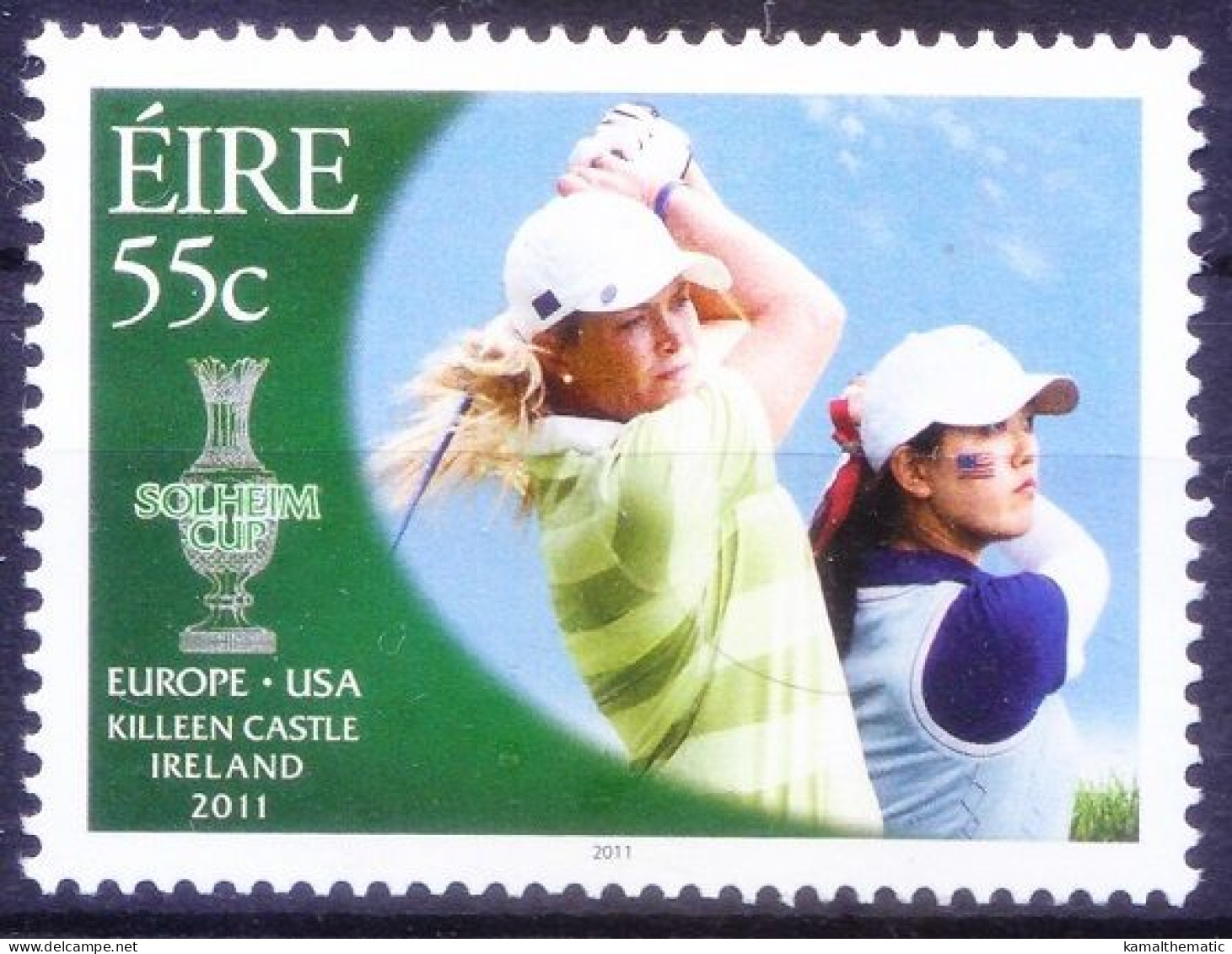 Ireland 2011 MNH, Europe USA, Killeen Castle Golf, Sports - Golf