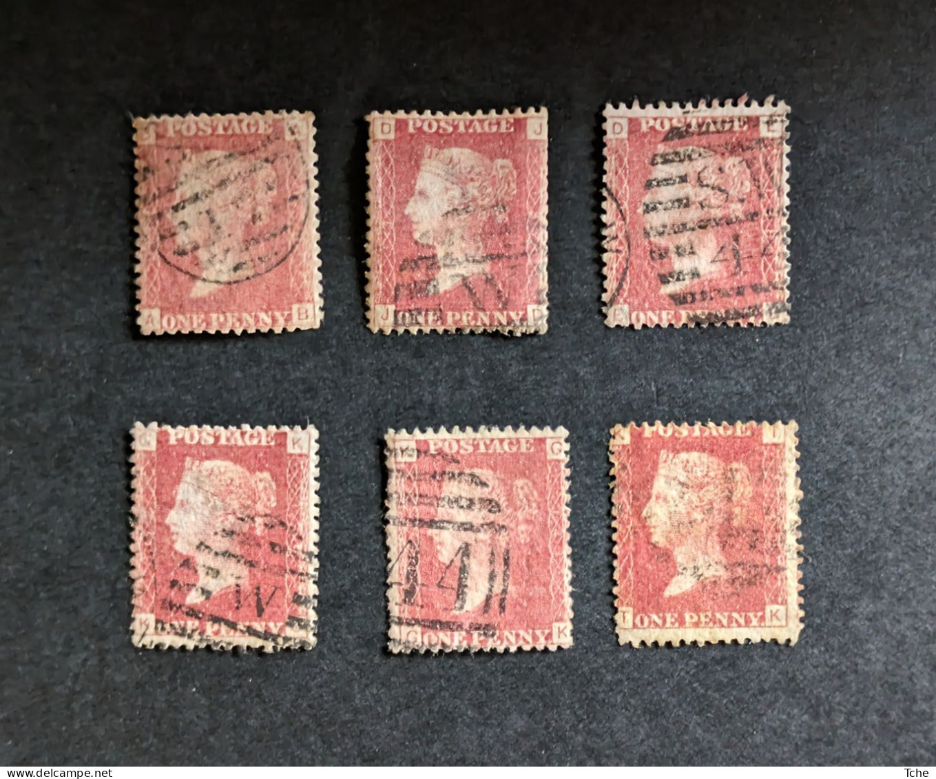 Grande Bretagne Oblitérés N YT 26 Pl 136,37,38,39,41,42 - Used Stamps