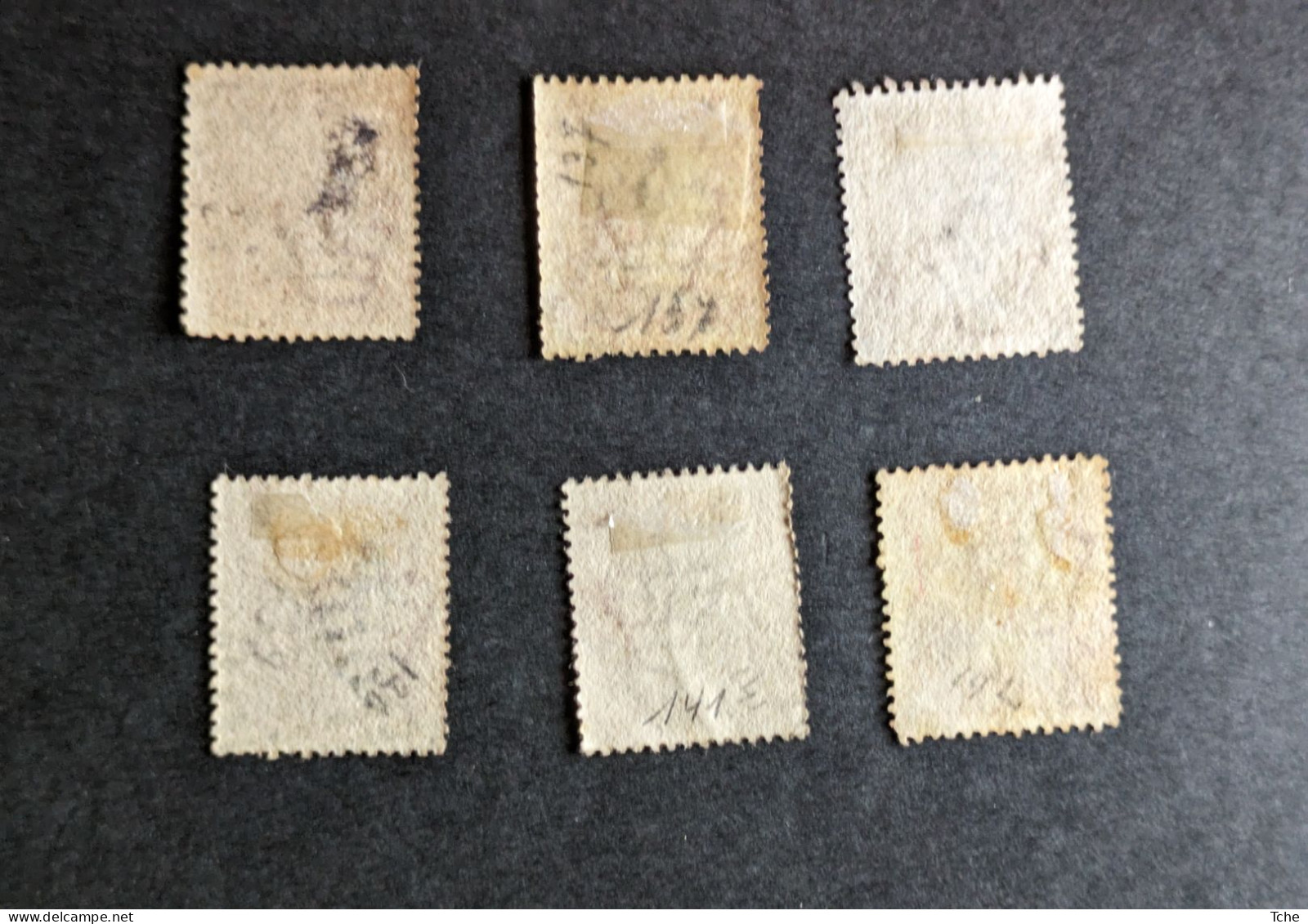 Grande Bretagne Oblitérés N YT 26 Pl 136,37,38,39,41,42 - Used Stamps